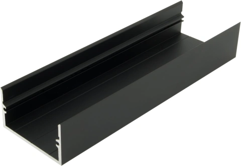 Profil din aluminiu MFL L-2000mm L-45mm H-25mm negru