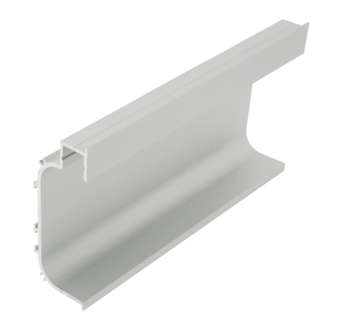 Aluminiumprofile KLC, L-2000mm B-29mm H-80mm