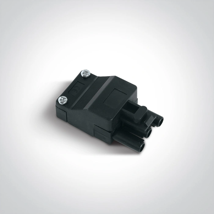 conector plug 4-poli tata negru IP20