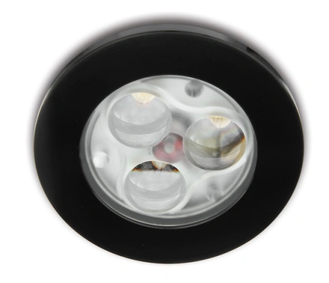 Tris-II-R LED 3x1W 3000K 135lm,dimabil,350mA,IP20,negr