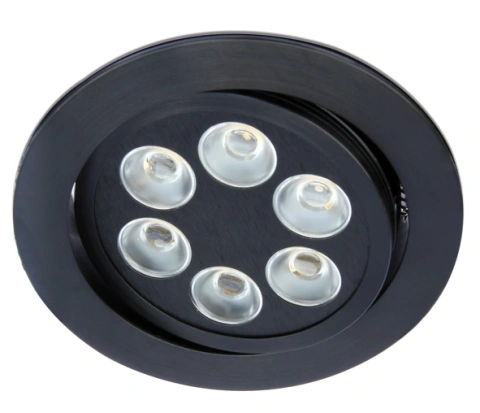 Viano-II-R/A1 LED 6x1W 3000K 270lm,dimm.,350mA,IP20,negru