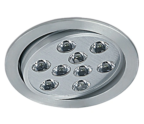 Siltu-R/A1 LED 9x1W 3000K 405lm,dimabil,350mA,IP20,alu