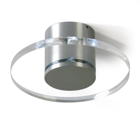 Roze-I-R LED 6x0,2W 6000K, IP20, aluminiu
