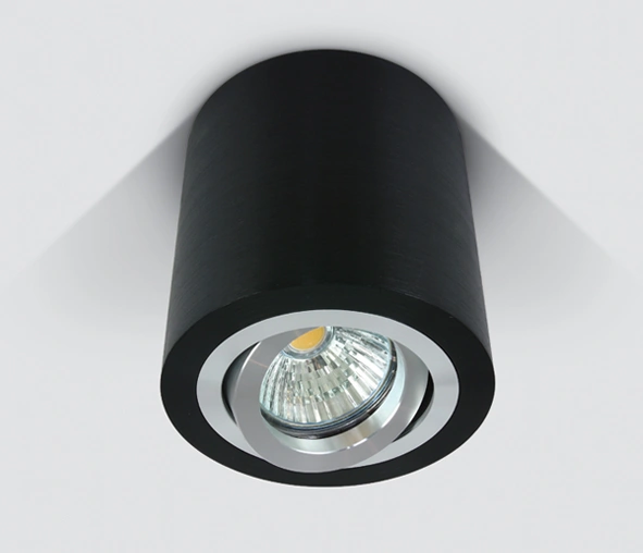 Edda Round-CL MR16, GU10, 10W, 230V, adjustable, negru