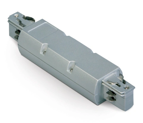 3PH- central feed-in unit, gri, Serie albastru LINE ROUND