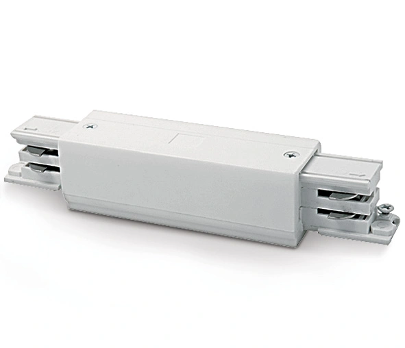 3PH-conector longitudinal cu feed-in, alb