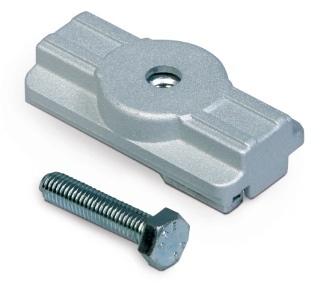 Mechanical adapter, alu, gri, Serie albastru LINE ROUND