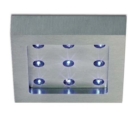 Todd-II-Q LED 9x0,2W 6000K 60lm, IP20, aluminiu