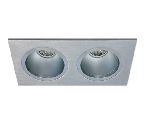 Punto-S 2x50W GU5,3 MR16, 12V, IP20, aluminiu