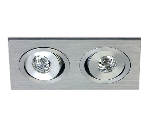Pako-S/A2 LED 2x1W 6000K, dimabil, 350mA, IP20, aluminiu