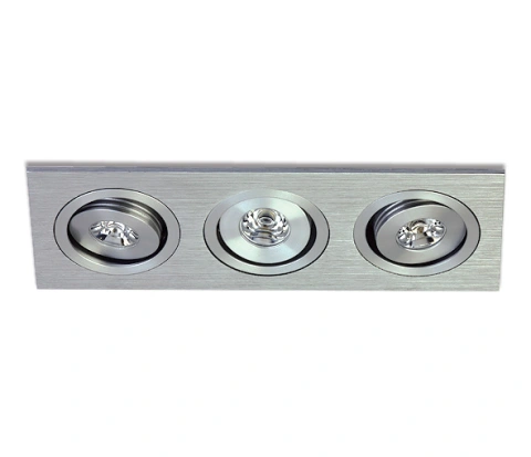 Pako-S/A2 LED 3x1W 3000K, dimabil, 350mA, IP20, aluminiu
