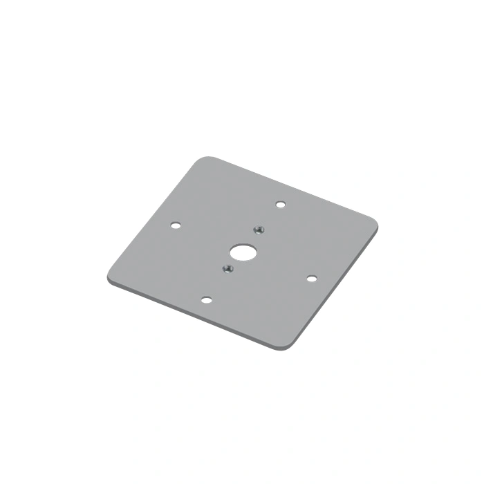 Quadratische Platte ptr.BS-Box 85x85mm IP20 gri