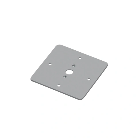Quadratische Platte ptr.BS-Box 85x85mm IP20 gri