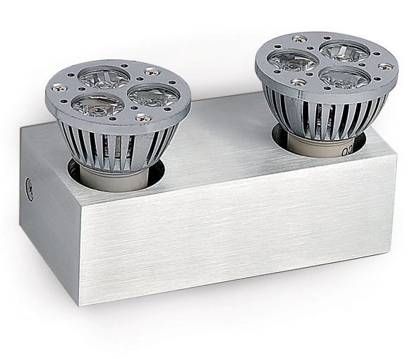 Parov-WL-CO 2x50W GU10 MR16, 100-240V, IP20, aluminiu