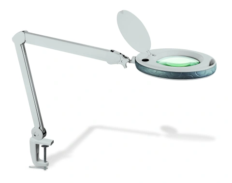 Magnifying lens cu LED light 8W, 760lm, 6000K 230V, alb