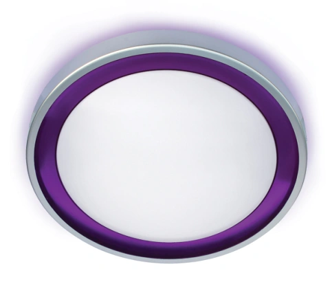 Iris-R 22W 2GX13, 230V, IP20, gri, ring violet