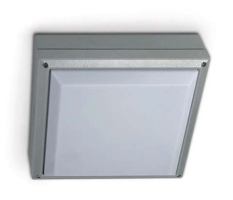 Plaza-Q2 LED, 2x20W, E27, 100-240V, IP54, alu, gri