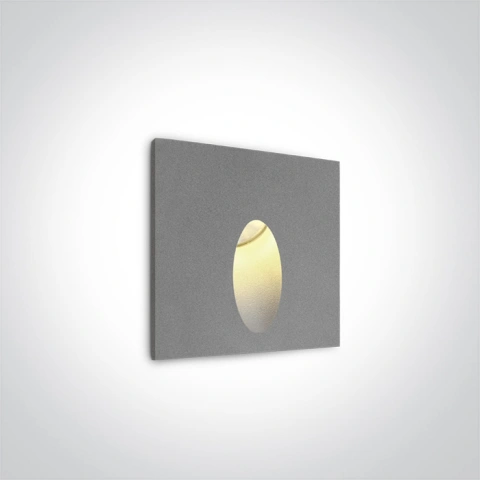 Zoe-Q2 LED 3W, 3000K, 100-240V, IP54, incl. driver, gri