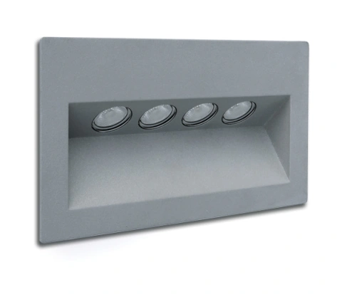 Porter-M LED 4x1W 3000K 280lm mit Treiber IP65 gri
