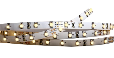 Bandă led Marra 4,8W/m, 60LED/m, 300lm/m, 3000K, 24VDC IP20