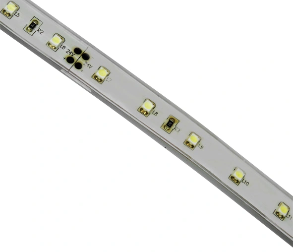 Marra LED, 4,8W/m, 60LEDs/m, albastru, 24VDC, IP65