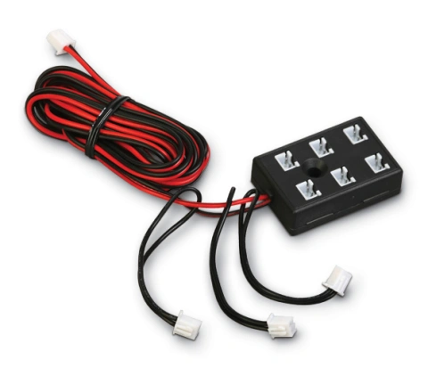 89006A/EXT, EXTENSION 2-6pcs 700mA LED 2m cable
