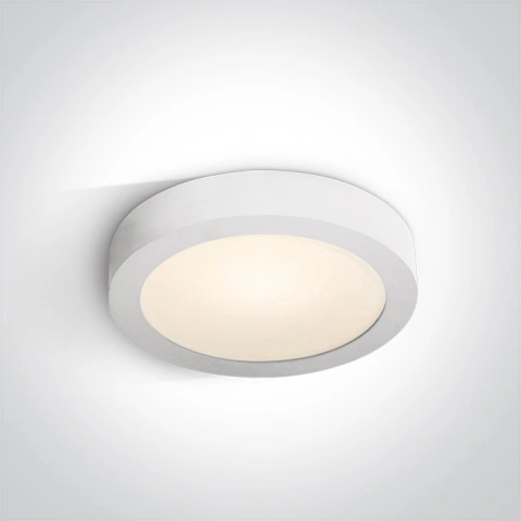 Plano rotund LED, 15W, 3000K, 1006lm, IP40, alb
