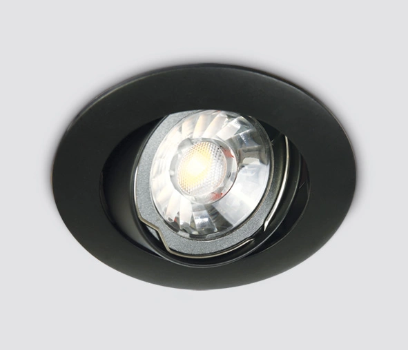 Punto-A PAR16, GU10, 50W, IP20, ajustabil, negru