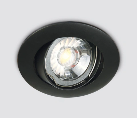Punto-A PAR16, GU10, 50W, IP20, ajustabil, negru