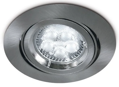 Ina-A PAR16, GU10, 50W, IP20, ajustabil, gri