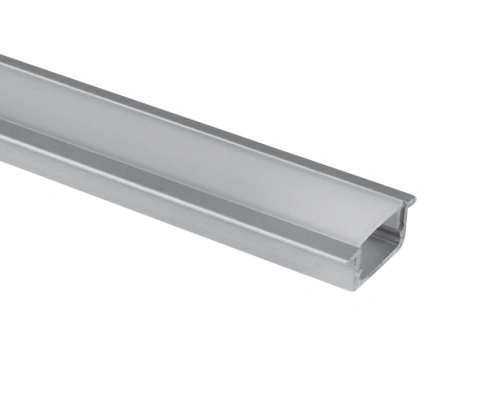 Profil aluminiu incastrat 7902R/AL+PC difuzor opal, 2 metri