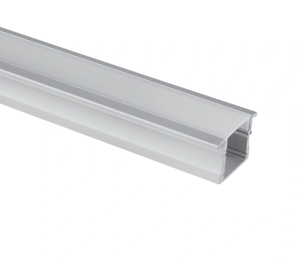 aluminiu recesed profile 7904R/AL+PC opal diffuser,2 meters