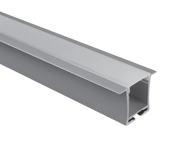 aluminiu recesed profile 7912R/AL+PC opal diffuser,2 meters