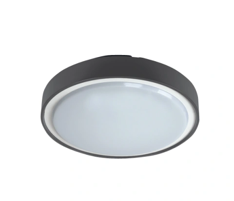 Berry LED 16W, 3000K, 960lm, 230V, IP65, plastic,antracit