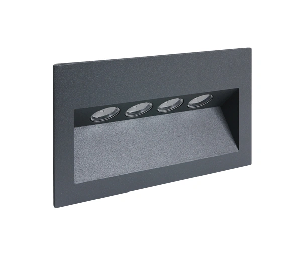 Porter-M LED 4x1W 3000K 280lm mit Treiber IP65antracit