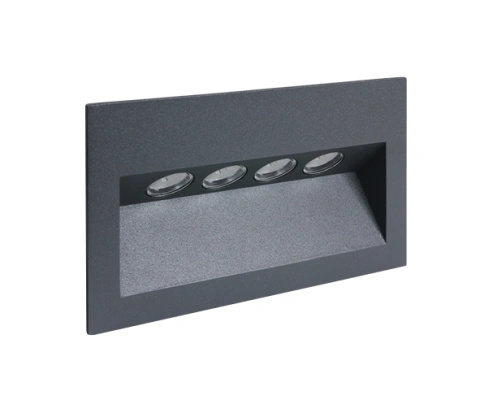 Porter-M LED 4x1W 3000K 280lm mit Treiber IP65antracit