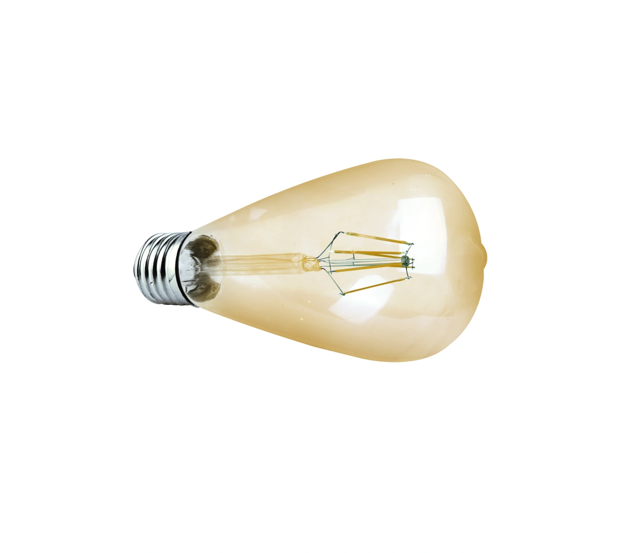 LED Retro lamp 7W, 2200K, 520lm, E27, 230V, Amber, dimabil