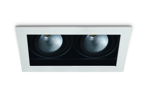 Ina-S COB LED, 2x 12W 700mA 3000K 2x1100lm 40° IP20 alb