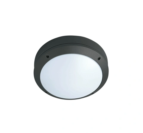 Teito 1 ceiling lamp round,E27, 20W,100-240V,IP54,anthracite