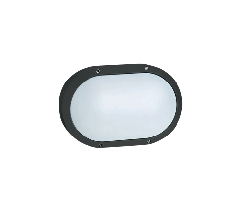 Teiko Oval, E27, 2x20W, 100-240V, IP54, alu,antracit