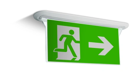 Theia LED 1W, 230V, 3 Hours Maintained, IP44, alb Recessed