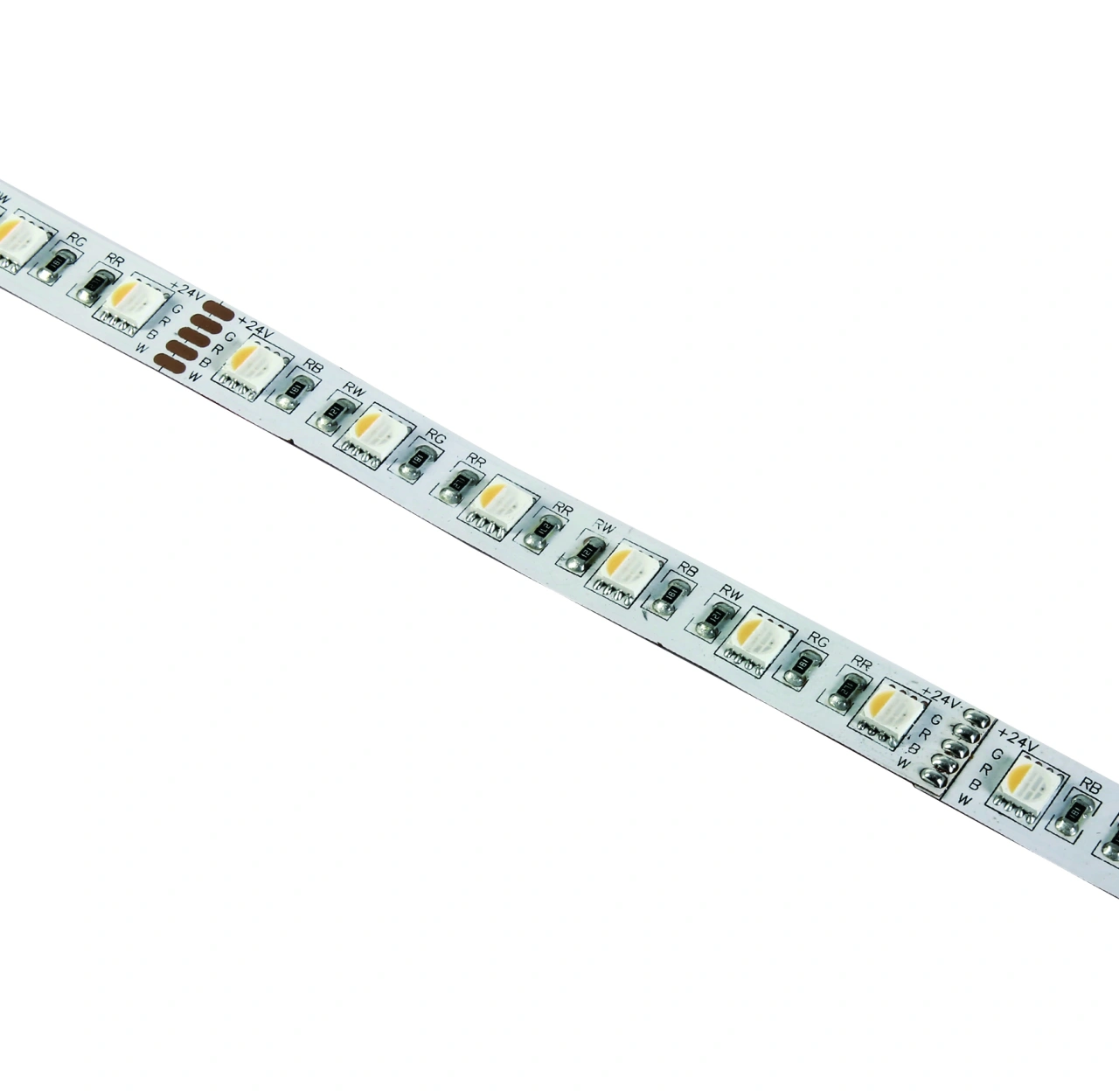 Marra RGBW LED Strip 19,2W/m RGB+3000K IP20 24VDC Dimm 5m
