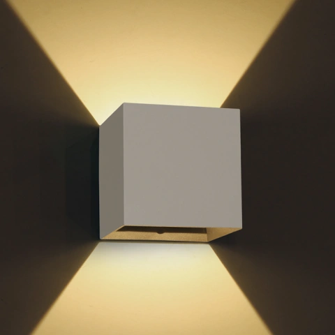 Dako II Up/Down LED 2x3W, 3000K, IP54 , 400lm, alb_1