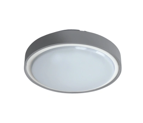 Watto LED plafoniera 15W 230V 1000lm 3000K IP65 kit 3h gri