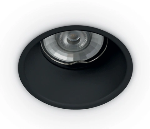 INA-F ST MR16, GU10, 50W, IP20, aluminiu, negru