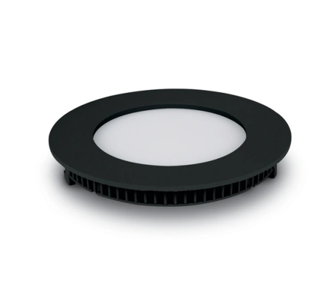 Sutil Round2 LED 8W, 4000K, 560lm, 120°, IP40, negru
