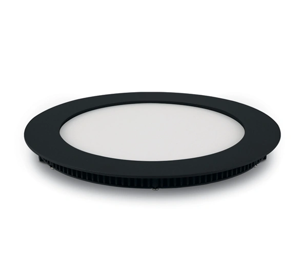 Sutil Round2 LED 12W, 3000K, 720lm, 120°, IP40, negru