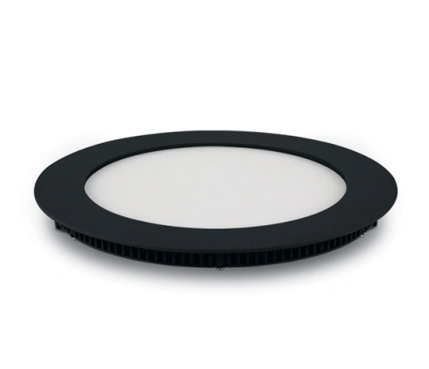 Sutil Round2 LED 12W, 4000K, 840lm, 120°, IP40, negru