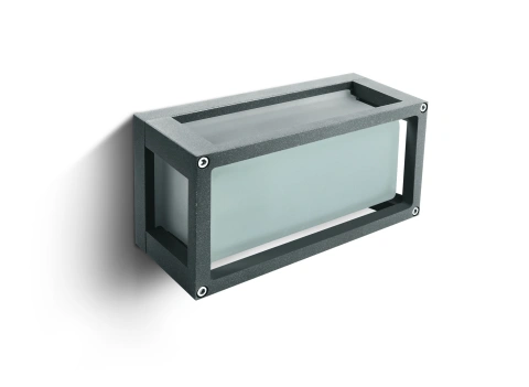 Bono-WL-I-S wall lamp 15W E27 IP54 gri