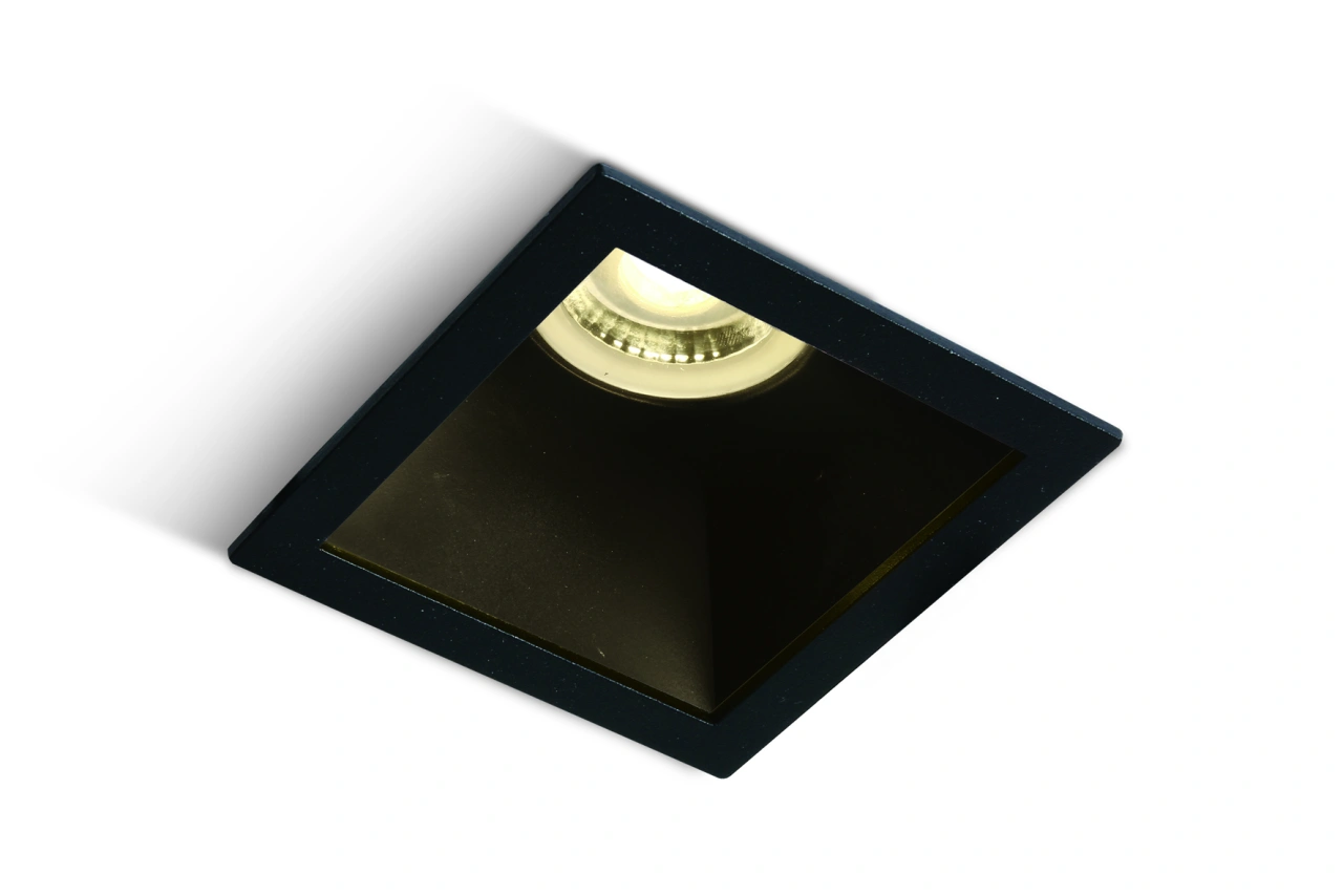 Ula 10W MR16 GU10 IP20 negru cu negru reflector